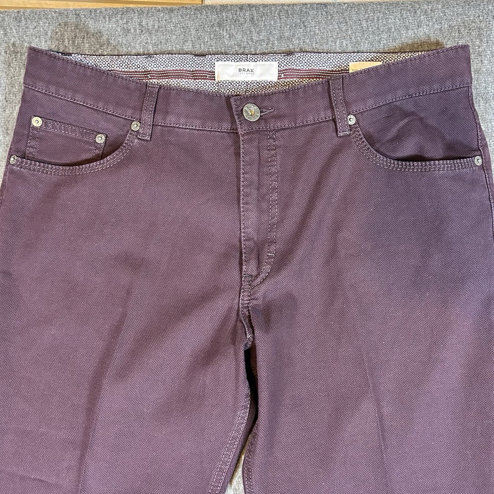 Brax Cooper Fancy Pants Mens 34x32 Fits 36x31 Regular Fit Five Pocket Stretch - Picture 4 of 9